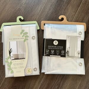 Clear Shower Liner Set